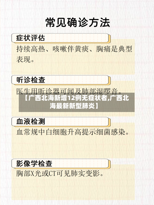 【广西北海新增12例无症状者,广西北海最新新型肺炎】