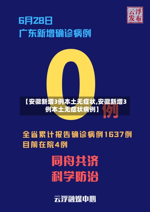 【安徽新增3例本土无症状,安徽新增3例本土无症状病例】