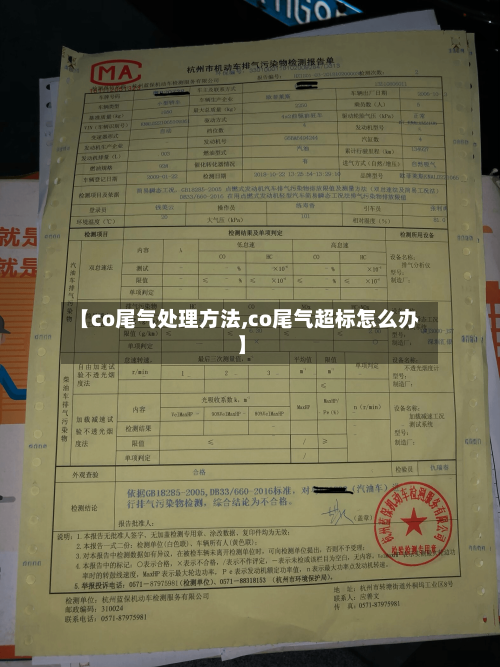 【co尾气处理方法,co尾气超标怎么办】