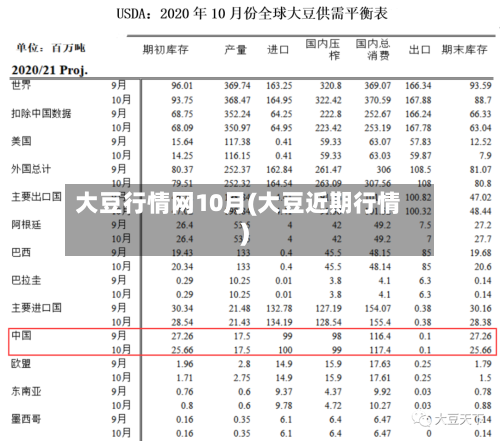 大豆行情网10月(大豆近期行情)-第2张图片