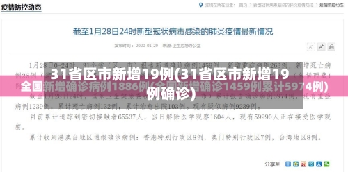 31省区市新增19例(31省区市新增19例确诊)