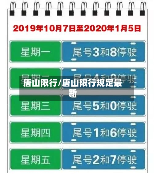 唐山限行/唐山限行规定最新-第2张图片
