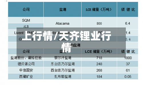 上行情/天齐锂业行情