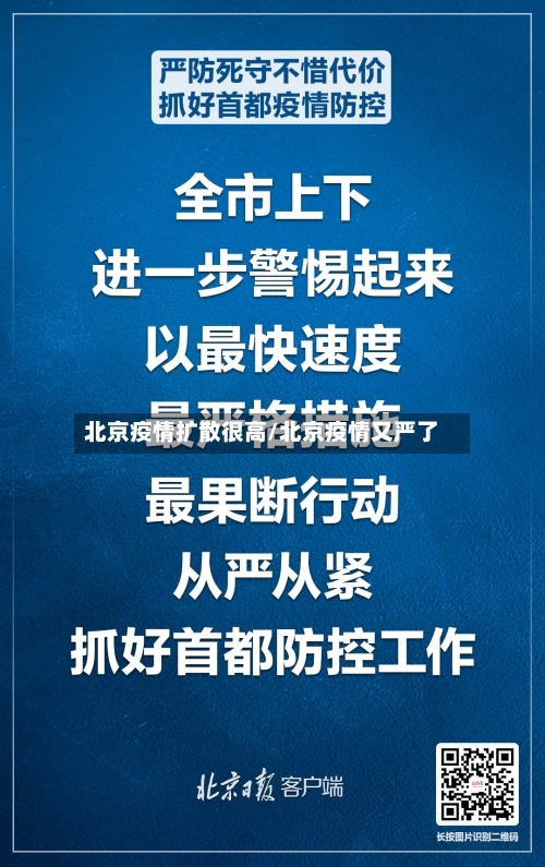 北京疫情扩散很高/北京疫情又严了