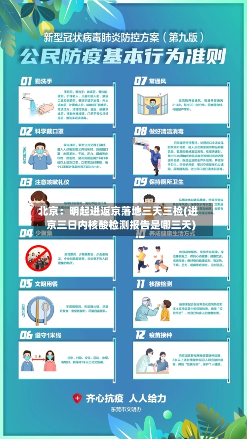 北京：明起进返京落地三天三检(进京三日内核酸检测报告是哪三天)