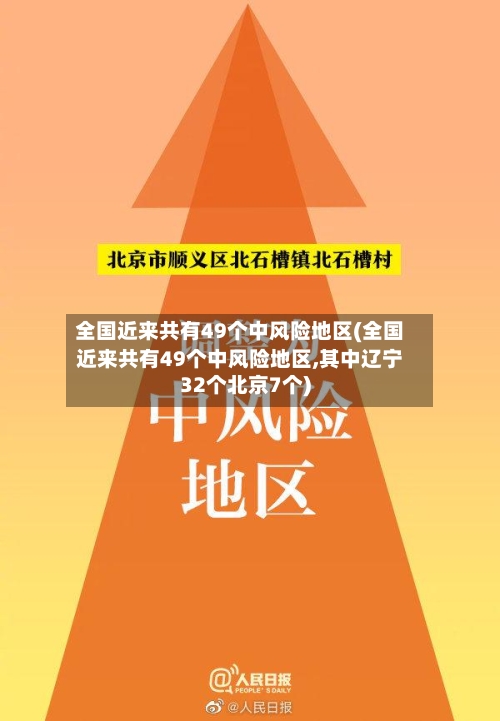 全国近来共有49个中风险地区(全国近来共有49个中风险地区,其中辽宁32个北京7个)