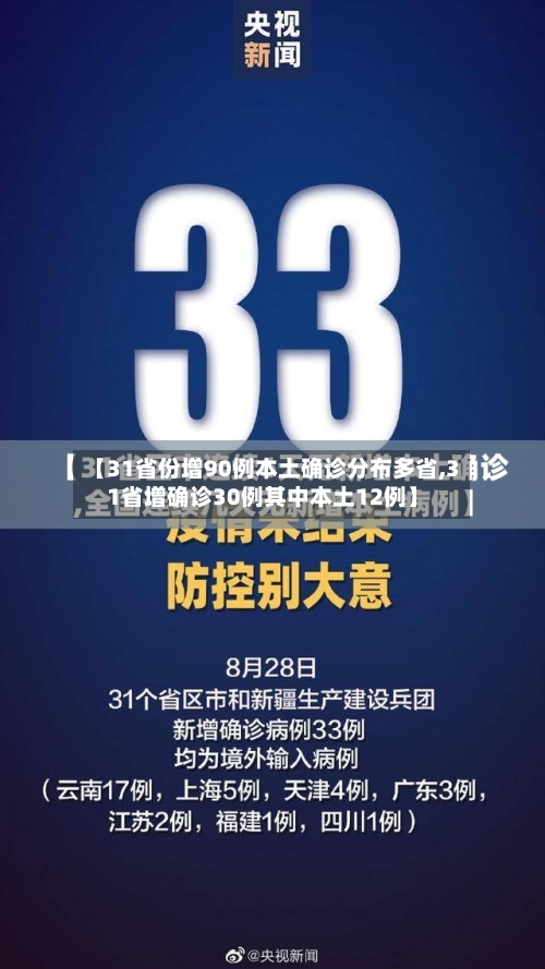 【31省份增90例本土确诊分布多省,31省增确诊30例其中本土12例】