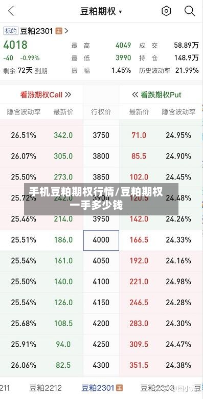 手机豆粕期权行情/豆粕期权一手多少钱-第3张图片