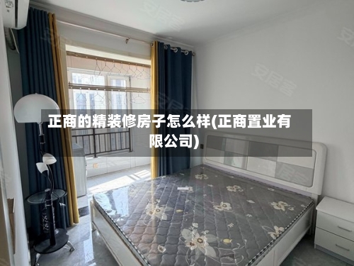 正商的精装修房子怎么样(正商置业有限公司)