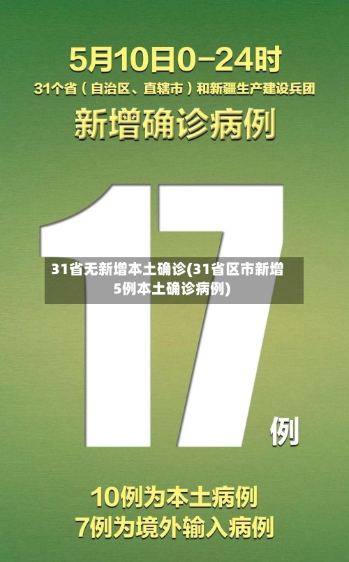 31省无新增本土确诊(31省区市新增5例本土确诊病例)