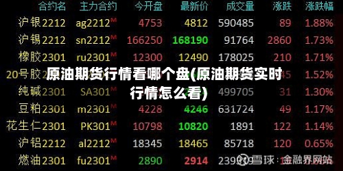 原油期货行情看哪个盘(原油期货实时行情怎么看)-第2张图片