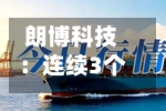 朗博科技：连续3个交易日收盘价涨幅偏离值累超20%-第2张图片