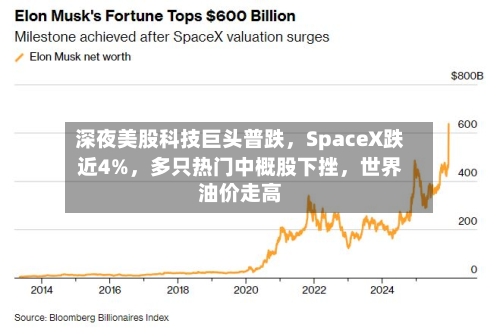 深夜美股科技巨头普跌，SpaceX跌近4%	，多只热门中概股下挫，世界油价走高-第2张图片