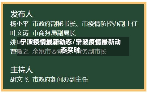 宁波疫情最新动态/宁波疫情最新动态实时