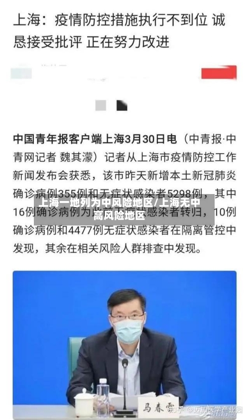 上海一地列为中风险地区/上海无中高风险地区-第2张图片