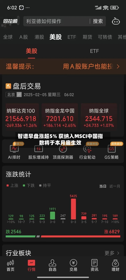 智谱早盘涨超5% 获纳入MSCI中国指数将于本月底生效-第3张图片