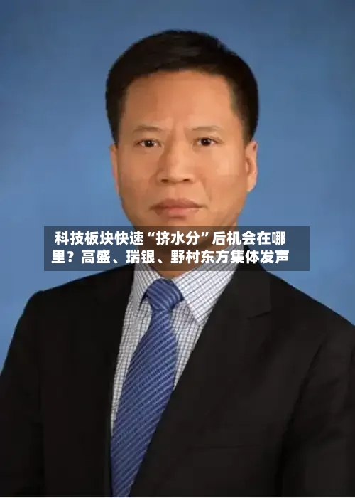 科技板块快速“挤水分”后机会在哪里？高盛、瑞银、野村东方集体发声