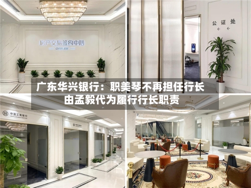 广东华兴银行：职美琴不再担任行长 由孟毅代为履行行长职责