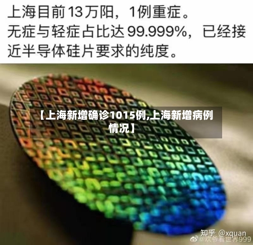 【上海新增确诊1015例,上海新增病例情况】-第2张图片