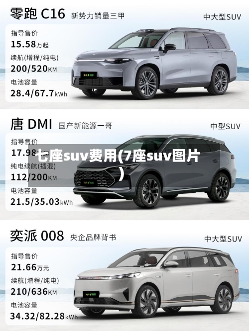 七座suv费用(7座suv图片)