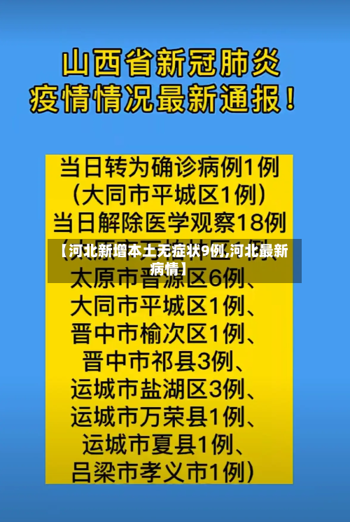 【河北新增本土无症状9例,河北最新病情】-第2张图片