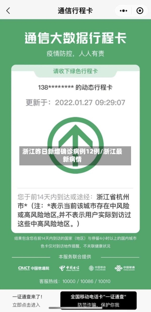 浙江昨日新增确诊病例12例/浙江最新病情-第2张图片