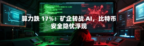 算力跌 17%：矿企转战 AI，比特币安全隐忧浮现-第2张图片