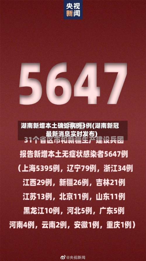 湖南新增本土确诊病例3例(湖南新冠最新消息实时发布)-第2张图片