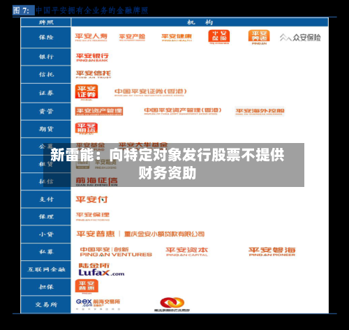 新雷能：向特定对象发行股票不提供财务资助-第2张图片