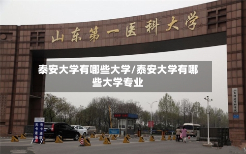泰安大学有哪些大学/泰安大学有哪些大学专业