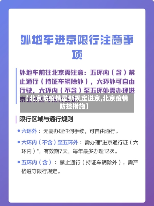 【北京防疫情最新规定进京,北京疫情防控措施】