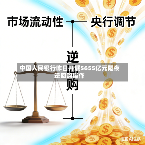 中国人民银行昨日开展5655亿元隔夜逆回购操作