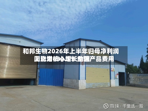 和邦生物2026年上半年归母净利润同比增634.3% 主营产品费用上涨为核心增长动因-第2张图片