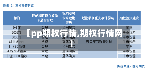 【pp期权行情,期权行情网】