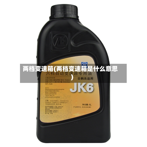 两档变速箱(两档变速箱是什么意思)