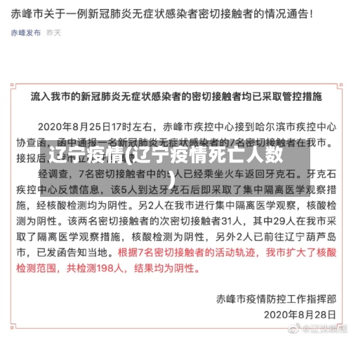 辽宁疫情(辽宁疫情死亡人数)