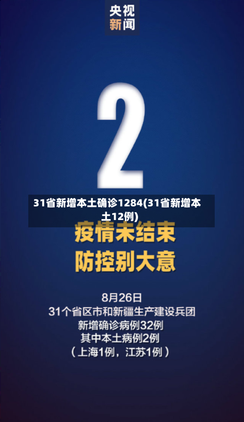 31省新增本土确诊1284(31省新增本土12例)-第2张图片