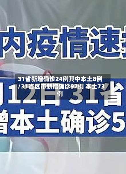 31省新增确诊24例其中本土8例/31省区市新增确诊92例 本土73例-第2张图片
