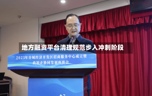 地方融资平台清理规范步入冲刺阶段