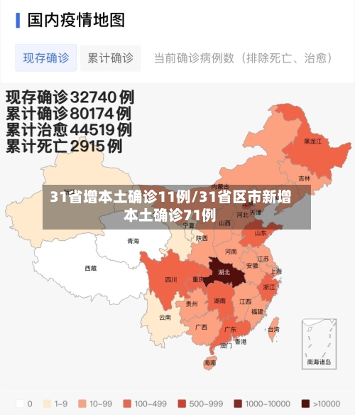 31省增本土确诊11例/31省区市新增本土确诊71例-第2张图片