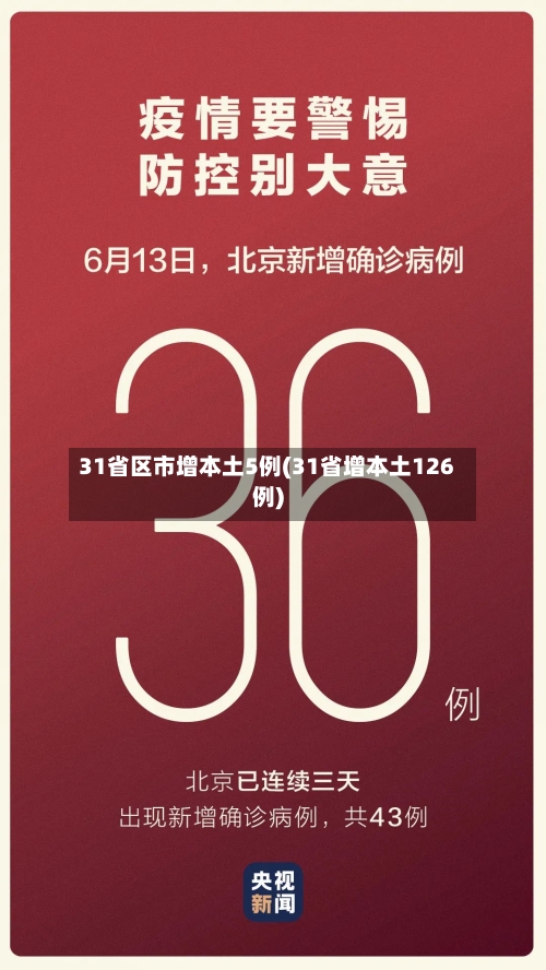 31省区市增本土5例(31省增本土126例)-第2张图片