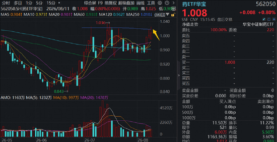 算力突围	，高“光”159363逆市收涨！华宝基金港股通医疗ETF、港股通创新药ETF三连涨，继续闪“药	”